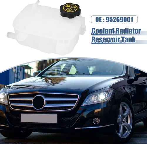 Vista 2 de X AUTOHAUX 1 Unidades Refrigerante Radiador Depósito Depósito 95269001 Refrigerante Desbordamiento Botella con Tapa para Buick para Chevrolet