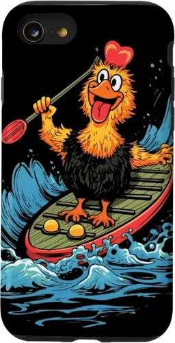 Vista 8 de Funda para iPhone X/XS Kayak de pollo Kayak Kayak Piragüismo Remo