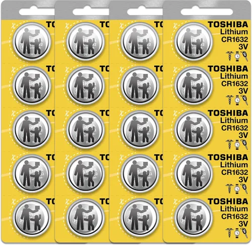 Vista 11 de Toshiba CR1632 - Paquete de ampolla resistente a los niños de celda de moneda de litio 3V (2 baterías)