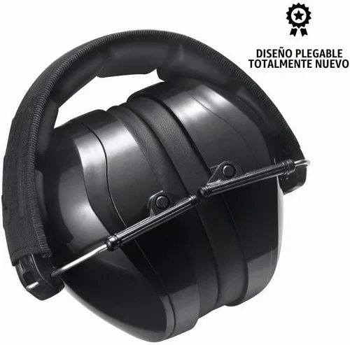 Vista 6 de Pro For Sho All Terrain Safety Ear Protection - Larger Size Foldable Ear Muffs Lighter Weight & Maximum Hearing Protection