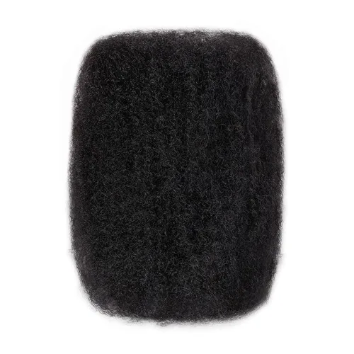 Vista 23 de Extensiones de cabello humano Loc de 0.2 cm de ancho, 4 pulgadas, 30 hebras, negro natural 100% completamente hechas a mano, extensiones