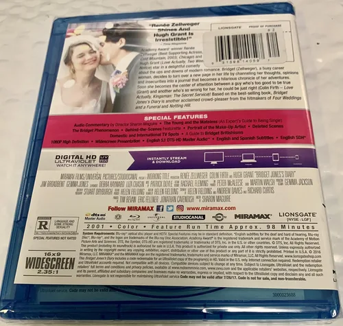 Vista 4 de Bridget Jones's Diary [Blu-ray]