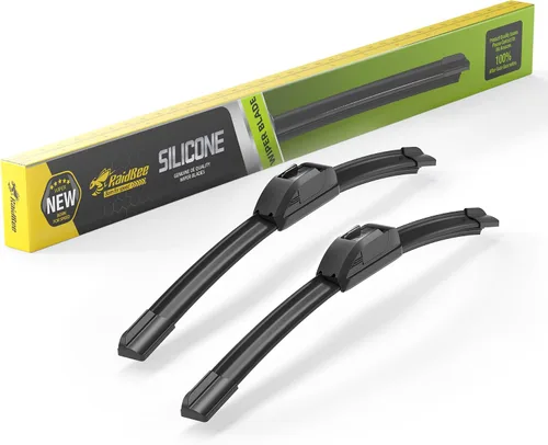 Vista 66 de Raidbee® Limpiaparabrisas de repuesto de 13 + 13 pulgadas para Jeep Wrangler 1999-2006 para todas las estaciones, calidad de equipo original