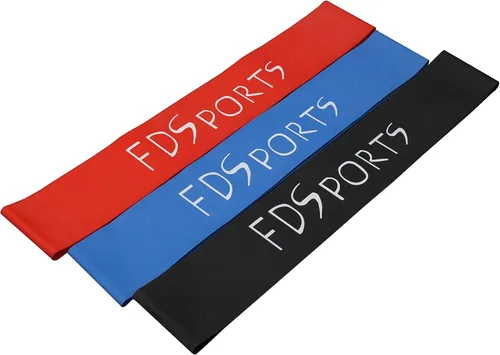 Vista 4 de FixtureDisplays® FDS 16052 - Juego de 5 bandas de resistencia, bandas de ejercicio/resistencia para piernas, bandas de entrenamiento y terapia física