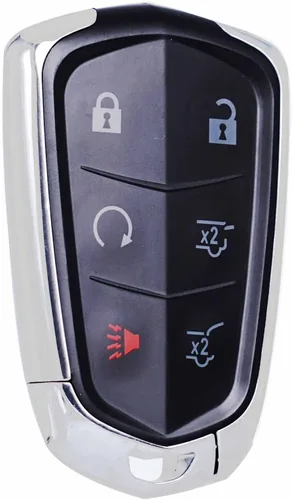 Vista 8 de Llavero de repuesto compatible con Cadillac Escalade 2015-2020 Escalade ESV 2015-2020 de proximidad inteligente sin llave, control remoto, arranque