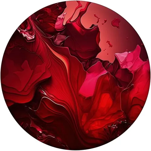 Vista 3 de Tinta ROJA Abstracta Ilustración Teléfono Popper Mármolado PopSockets Estándar PopGrip