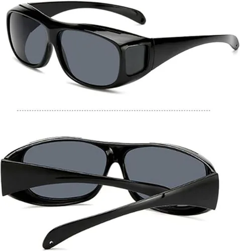 Vista 9 de Lentes para faros delanteros con tecnología Glarecut (conduce de forma segura por la noche), gafas de conducción nocturna unisex antirreflejos