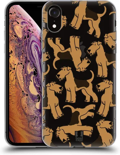 Vista 54 de Head Case Designs Airedale Terrier - Funda de gel suave con 4 patrones de razas de perro [protección de grado militar] compatible con Apple iPhone 7