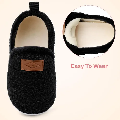 Vista 2 de Lefflow Pantuflas para niños y niñas, zapatos de casa para nadar en agua, zapatos de playa, zapatos ligeros para caminar al aire libre