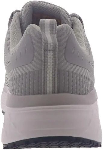 Vista 6 de Skechers Work Banham, para mujer, negroblanco, puntera suave, baja atlética