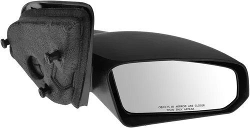 Vista 20 de TRQ Cubierta cromada del espejo manual del lado del pasajero, acabado liso para Volvo VNL 2004-2014