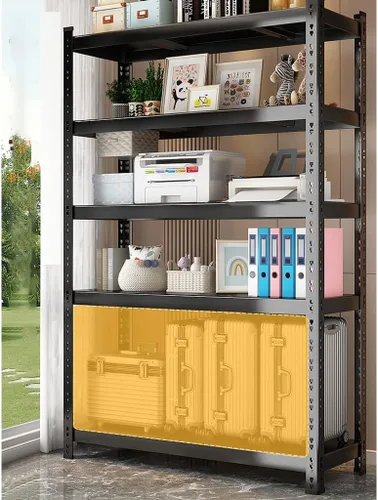 Vista 2 de Shelves Garage Shelving, 5-Tier Adjustable Shelf, 2000 lbs Weight Capacity Storage Rack, Heavy Duty Inrial Metal Shelving Unit (A 150 * 40 * 200cm)