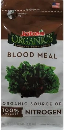 Vista 3 de Jobe's Organics Fertilizante de harina de sangre, 3 libras - 5 bolsas