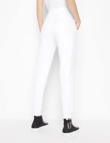Vista 7 de Armani Exchange Womens Drawstring Logo Studs Terry Jogger Pant