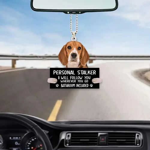Vista 14 de Alaskan Malamute - Adorno colgante de coche para acechar personalmente, adorno de acrílico con nombre personalizado para perro, adorno de Navidad
