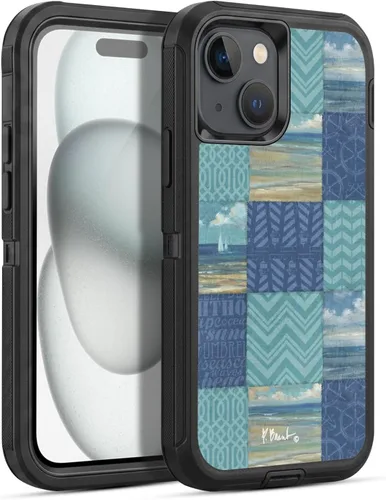 Vista 123 de Head Case Designs Officially Licensed Paul Brent Agate Mermaid Coastal Gel Armor Case [Military Grade Drop Protection] Compatible with Apple iPhone