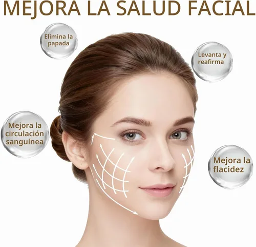 Vista 4 de 2pcs nuevo cepillo linfático contorno facial, cepillo de cepillado seco