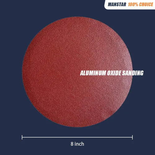 Vista 4 de 30 unidades de discos de lijado de óxido de aluminio PSA surtidos de 8 pulgadas, sin agujeros autoadhesivos