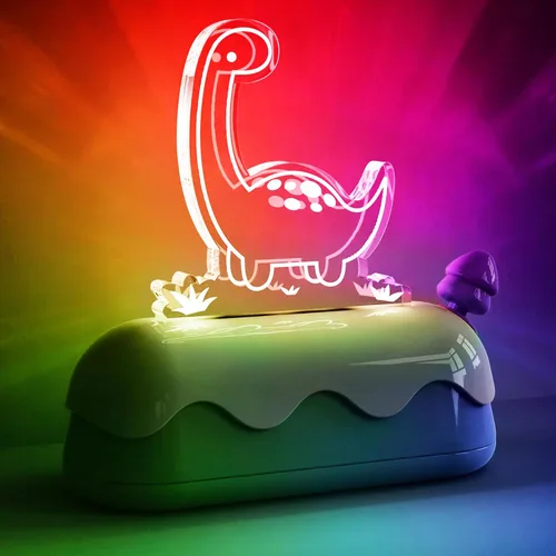 Vista 9 de L LOHAS LED Bonita lámpara de nube para decoración de escritorio, luz nocturna para niños, luz de sueño kawaii, lámpara recargable de 7