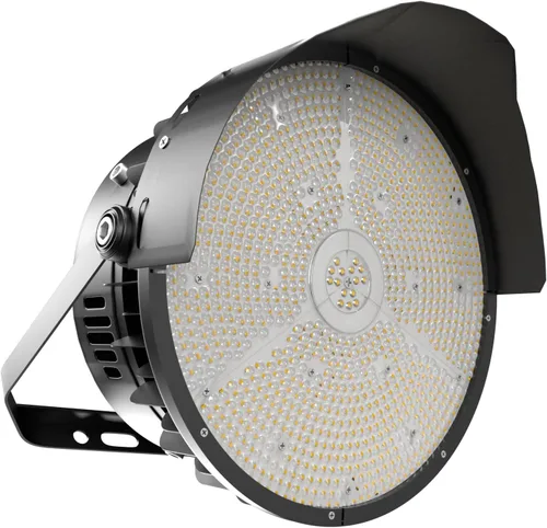 Vista 17 de Luz de inundación LED de 200 W para exteriores, 30000 lm, luz de estadio LED con fotocélula del anochecer al amanecer, IP65 AC100-277V iluminación