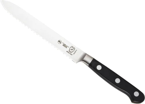 Vista 15 de Cuchillo de chef, Mercer Culinary Renaissance, forjado de 8 pulgadas, cuchillo de pelar forjado 63.5 cm , 2.5", Negro