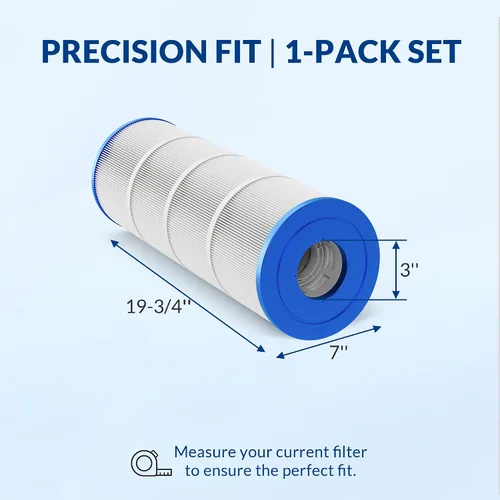 Vista 2 de Cartuchos de filtro de piscina C500 mejorados, compatibles con Hayward C500, CX500RE, tela resistente de 5 onzas para una filtración y durabilidad