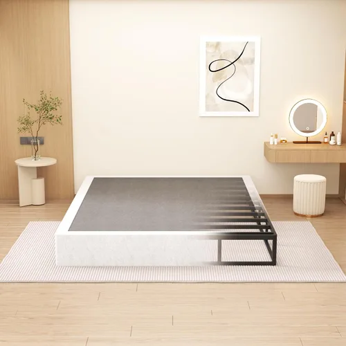 Vista 13 de NHODIR Base de cama con somier doble de 4 pulgadas