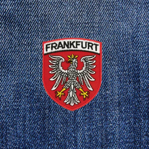 Vista 7 de A-ONE -Alemania Frankfurt Landmark Aguja Parches 2 piezas + insignia de bandera de país 1 unidad, para camisas, faldas, parches de costura o hierro