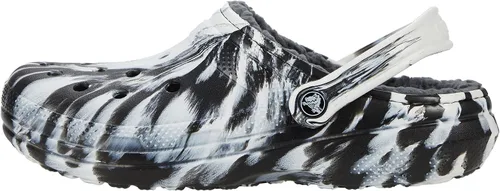Vista 3 de Crocs Zuecos clásicos unisex para adultos Negro/Tinte blanqueador