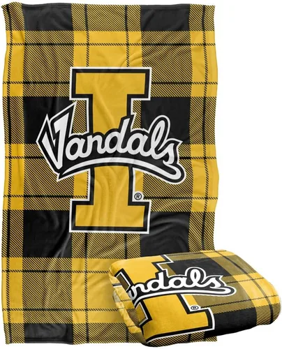 Vista 215 de LOGOVISION St John's University Campus Plaid Spirit Silky Touch Manta súper suave 36 x 58 pulgadas