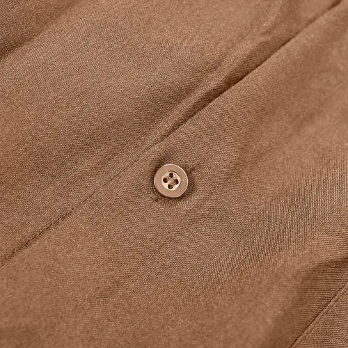 Vista 3 de Rela Bota Camisas de lino de algodón para hombre estilo casual con botones manga larga ajuste holgado ligeras