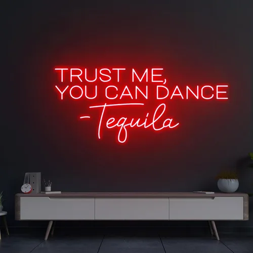 Vista 9 de Letrero de neón con texto en inglés «All You Need Is Tequila» de 23 pulgadas, para decoración de pared para el hogar, bar, pub, club