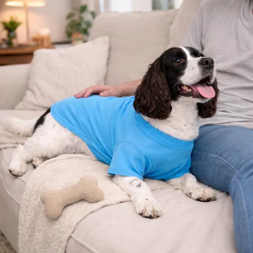 Vista 145 de Lovelonglong 2019 - Ropa para mascotas, Disfraces para Perro, Ropa Camisetas en blanco para Perros Grande Medianos Pequeños 100% Algodón 18