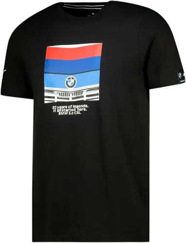 Vista 21 de PUMA Hombres BMW MMS Essentials Motorsport Tee Casual Tops Casual - Negro