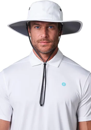 Vista 17 de Coolibar sombrero modelable de ala ancha con protección solar UPF 50, para hombre