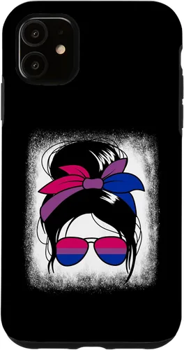 Vista 8 de iPhone 16 Bisexual Messy Bun Bi Sexual Women's Bisexual Case