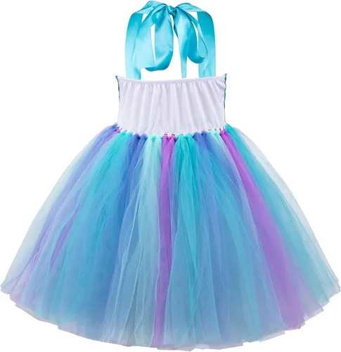 Vista 5 de Tutu Dreams Full Set Mermaid Dress for Girls Birthday Halloween Party Gifts Dress Up Clothes