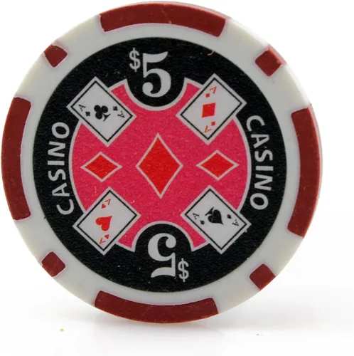 Vista 4 de Versa Games Fichas de casino Ace en 0.41 oz de peso - Paquete de 50 (elegir colores)