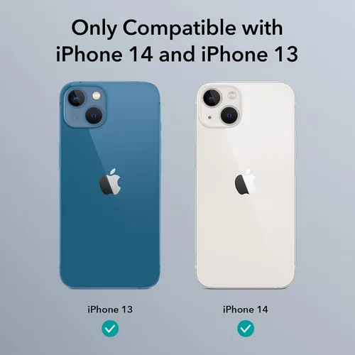 Vista 2 de ESR Funda para iPhone 14/13, compatible con MagSafe, protección de grado militar, esquinas que absorben los golpes, resistente a los arañazos, parte