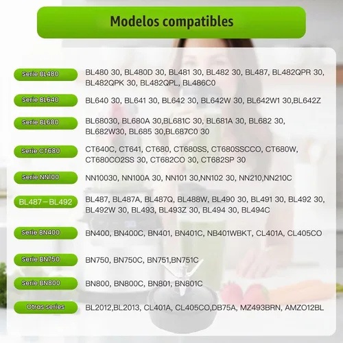 Vista 8 de Conjunto de cuchilla extractor de cuchilla mezcladora de 7 aletas para Ninja BL685 30, BL687CO 30, CT640C, CT641, CT680, CT680SS, CT680SSCCO