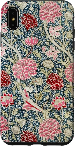Vista 11 de iPhone 16 Cray - William Morris Art Nouveau Pattern Case
