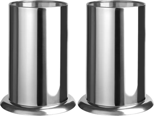 Vista 9 de MyLifeUNIT Dispensador de soporte para pajillas, organizador de utensilios de cocina de acero inoxidable 6.7 x 4.9 pulgadas, negro