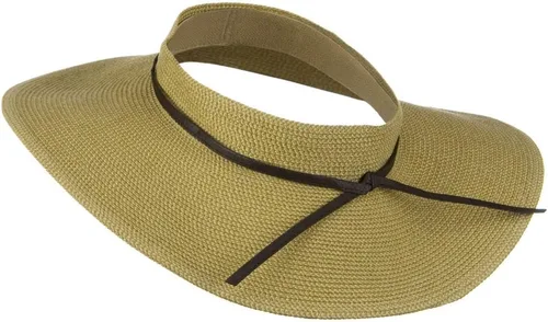 Vista 2 de Jeanne Simmons UPF50+ visera de ala ancha sin corona de 4 pulgadas