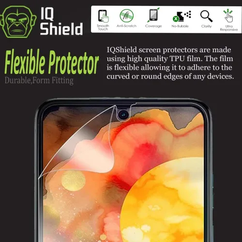 Vista 3 de IQShield Paquete de 2+2 protectores de pantalla para Motorola Razr Ultra (2026/2025) / Razr+ Plus (2026/2025/2024), película de TPU transparente