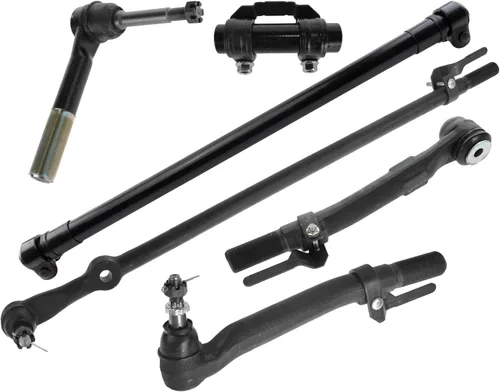 Vista 134 de TRQ Kit de dirección delantera con barra de acoplamiento de fuelle de piñón y cremallera compatible con Toyota Echo 2000-2005