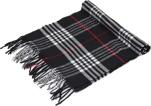 Vista 83 de Bufanda de invierno Achillea suave y cálida, de tartán, a cuadros, de cachemira, unisex