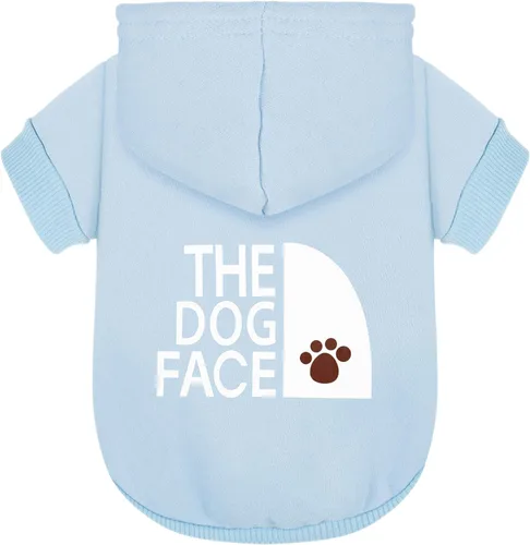 Vista 8 de Paiaite Sudadera Negra con Capucha para Perro Chihuahua: Mantén a Tu Cachorro Abrigado y Elegante con una Sudadera Estampada 'The Dog Face', Ropa