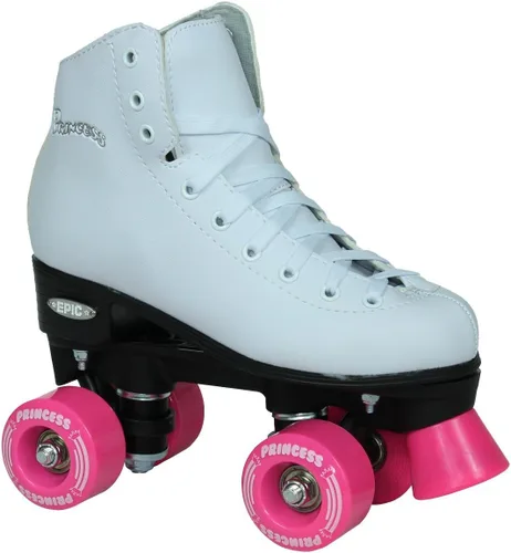 Vista 2 de Epic Skates Pink Princess - Patines de cuatro ruedas para niñas