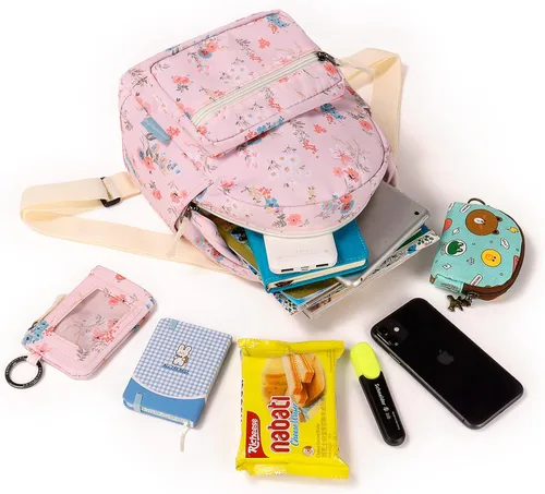 Vista 3 de Choco Mocha Mochila pequeña para niñas y mujeres de 11 pulgadas