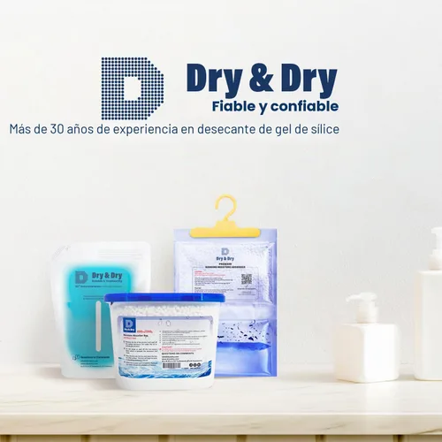 Vista 5 de Dry & Dry Recarga de Perlas Absorbentes de Humedad (1.7 KG) - Sin Fragancia, Recarga de Absorbente de Humedad